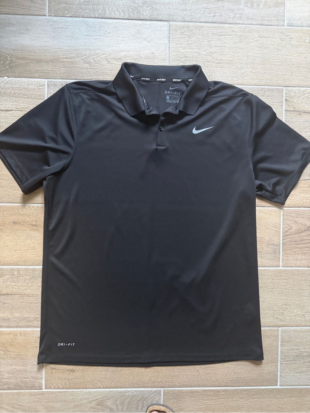 Nike Dri-FIT Men's Black Golf Shirt